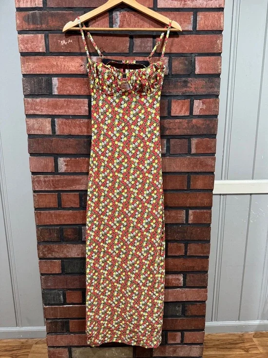 montce Petal Long Slip Dress - Picture 3 of 10